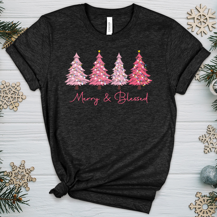 Merry & Blessed Heathered Tee