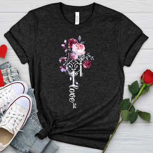 Love Is The Key Heathered Tee