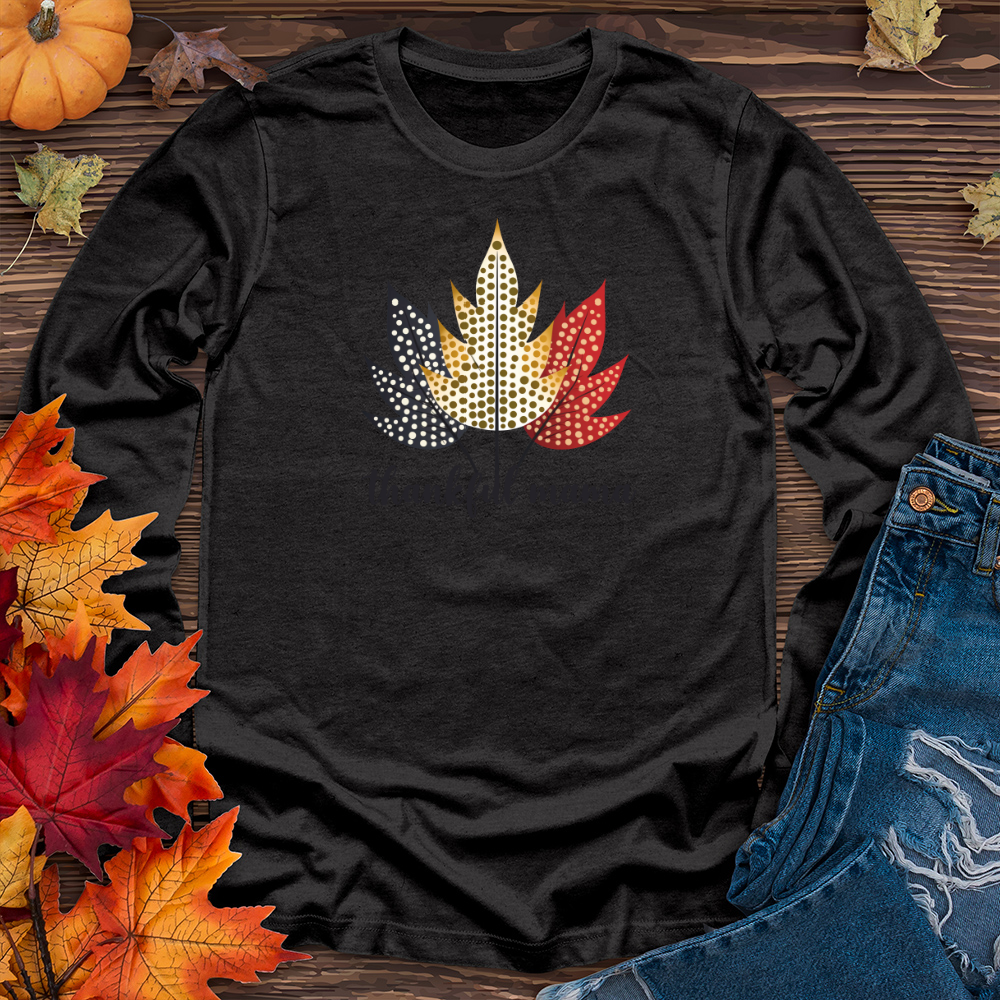 Vintage Harvest Polka Trio Long Sleeve Tee