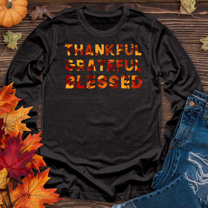 TGB Fall Pattern Long Sleeve Tee