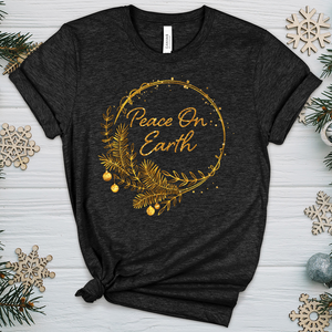 Peace On Earth Heathered Tee