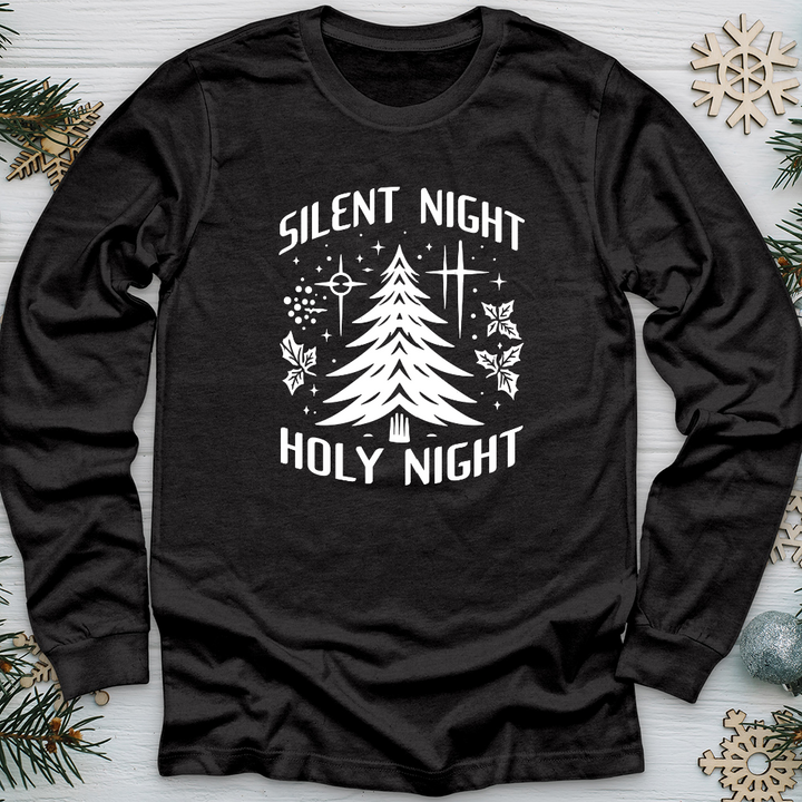 Silent Night Holy Night Long Sleeve Tee