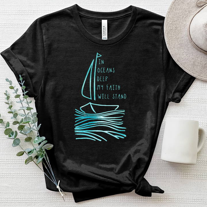 In Oceans Deep Heathered Tee