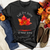 Fall For Jesus Falling Leaves Heathered Tee