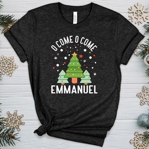 O Come o Come Emmanuel Heathered Tee