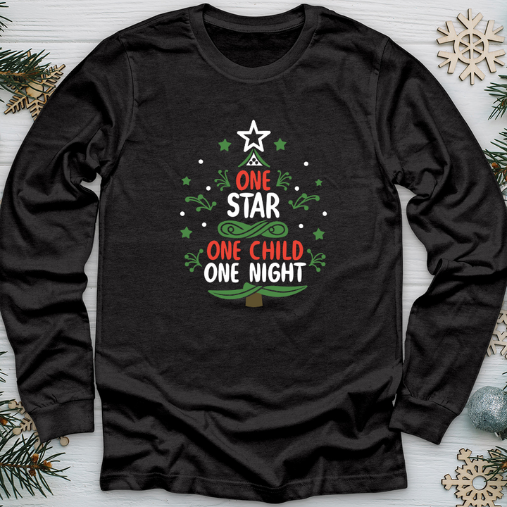 One star one child one night Long Sleeve Tee