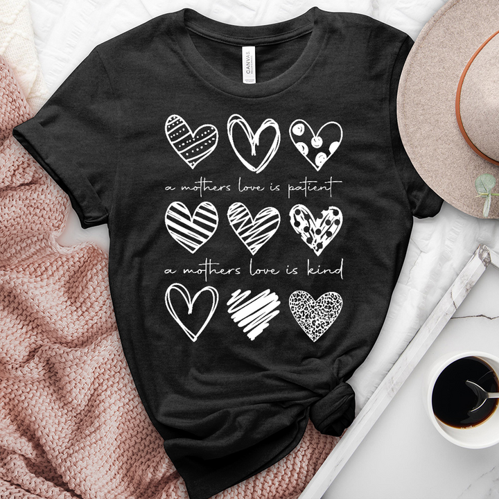 A Mothers Love Is Patient Heathered Tee