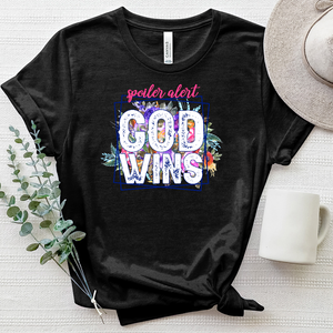 God Wins Heathered Tee