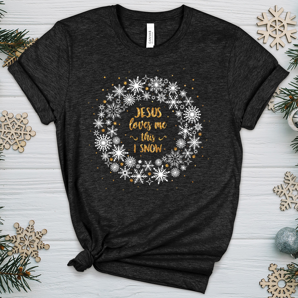 This I Snow Wreath Heathered Tee