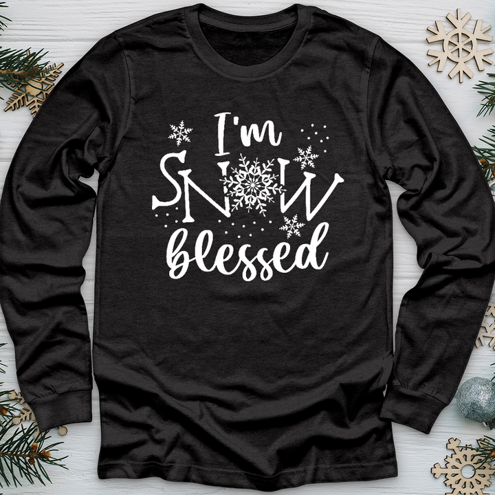 Snow Blessed Snowflake Long Sleeve Tee