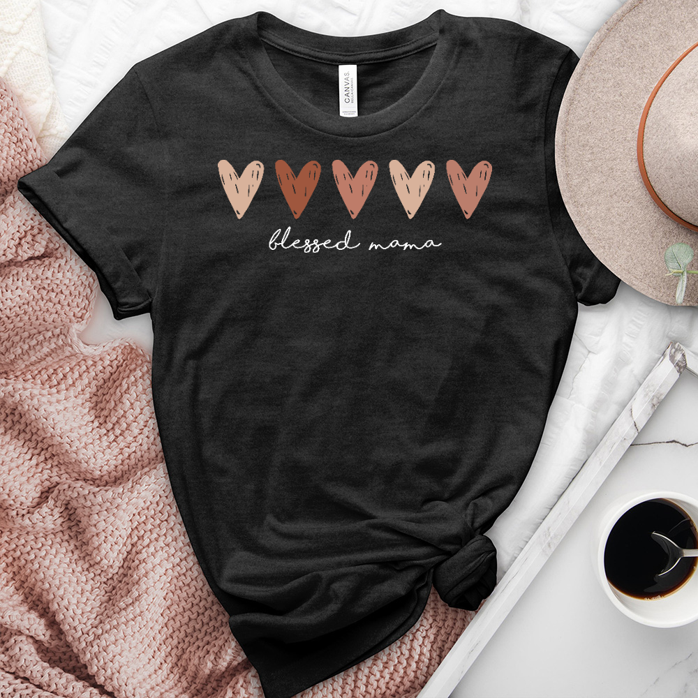 Blessed Mama Heathered Tee