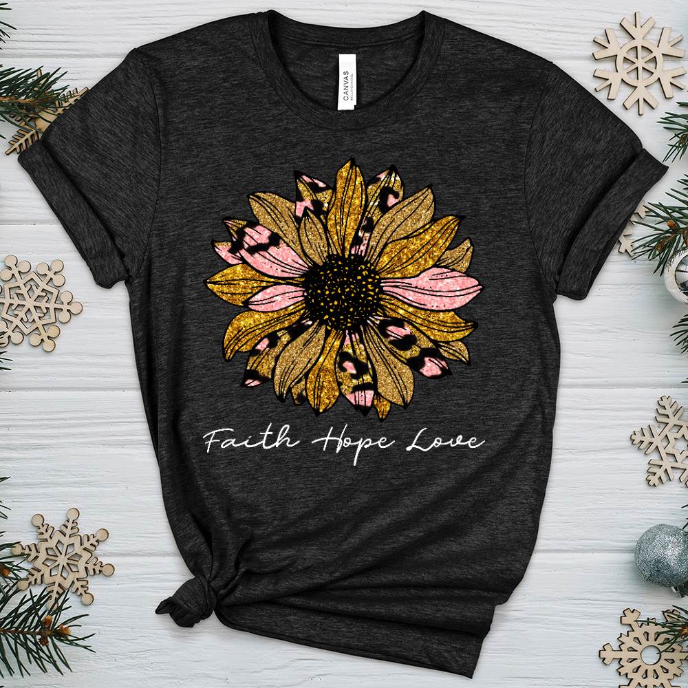 Faith Hope Love Sunflower V4