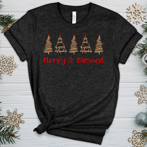 Blessed Christmas Farm Heathered Tee