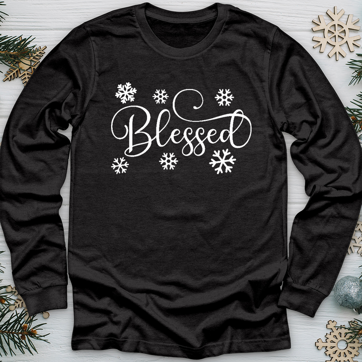 Blessed Snowflake Long Sleeve Tee