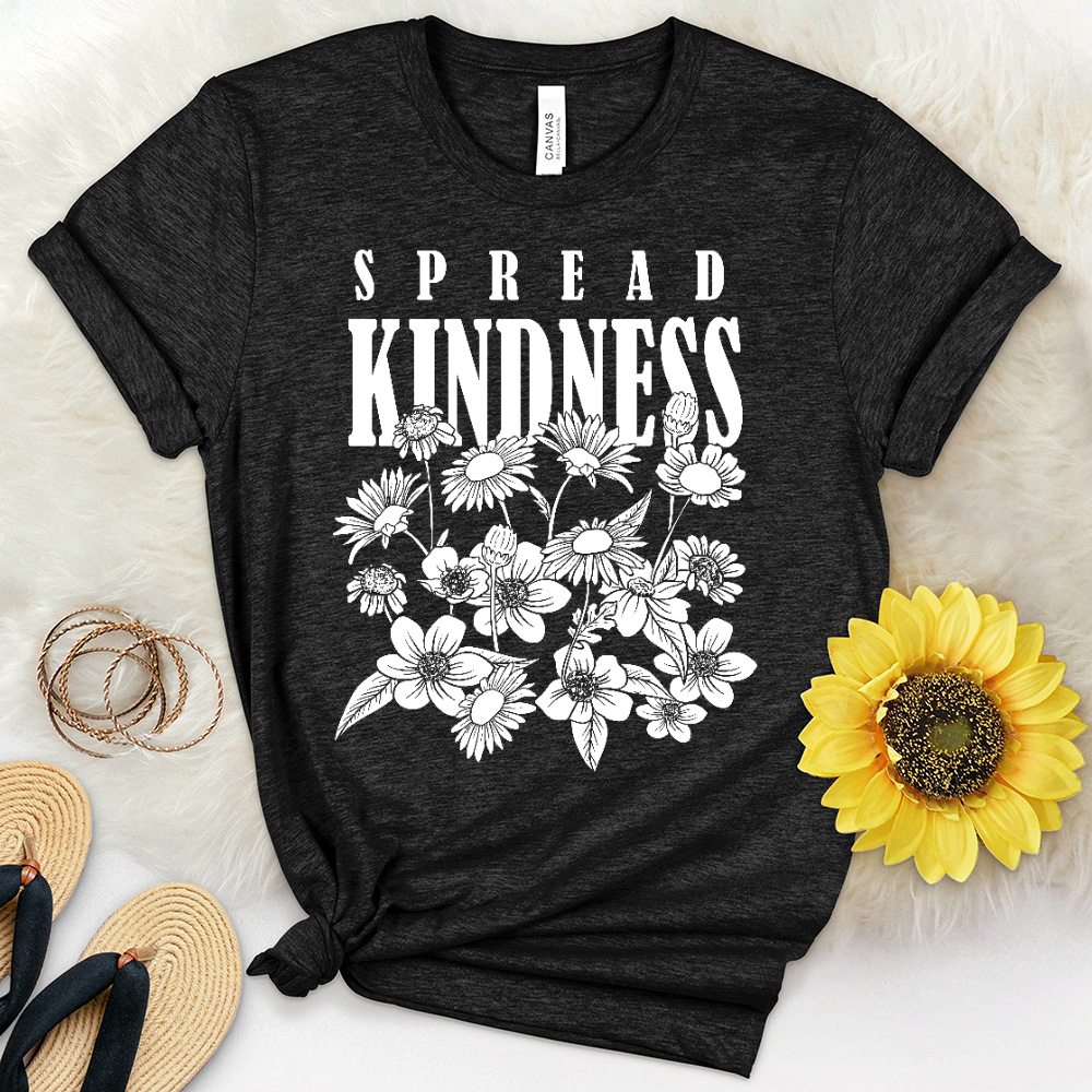 Spread Kindness Heathered Tee