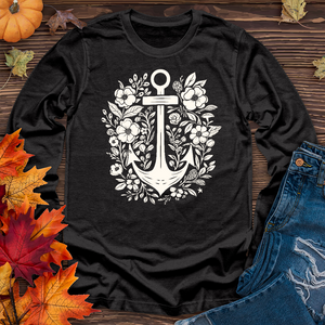 Anchor flower Long Sleeve Tee