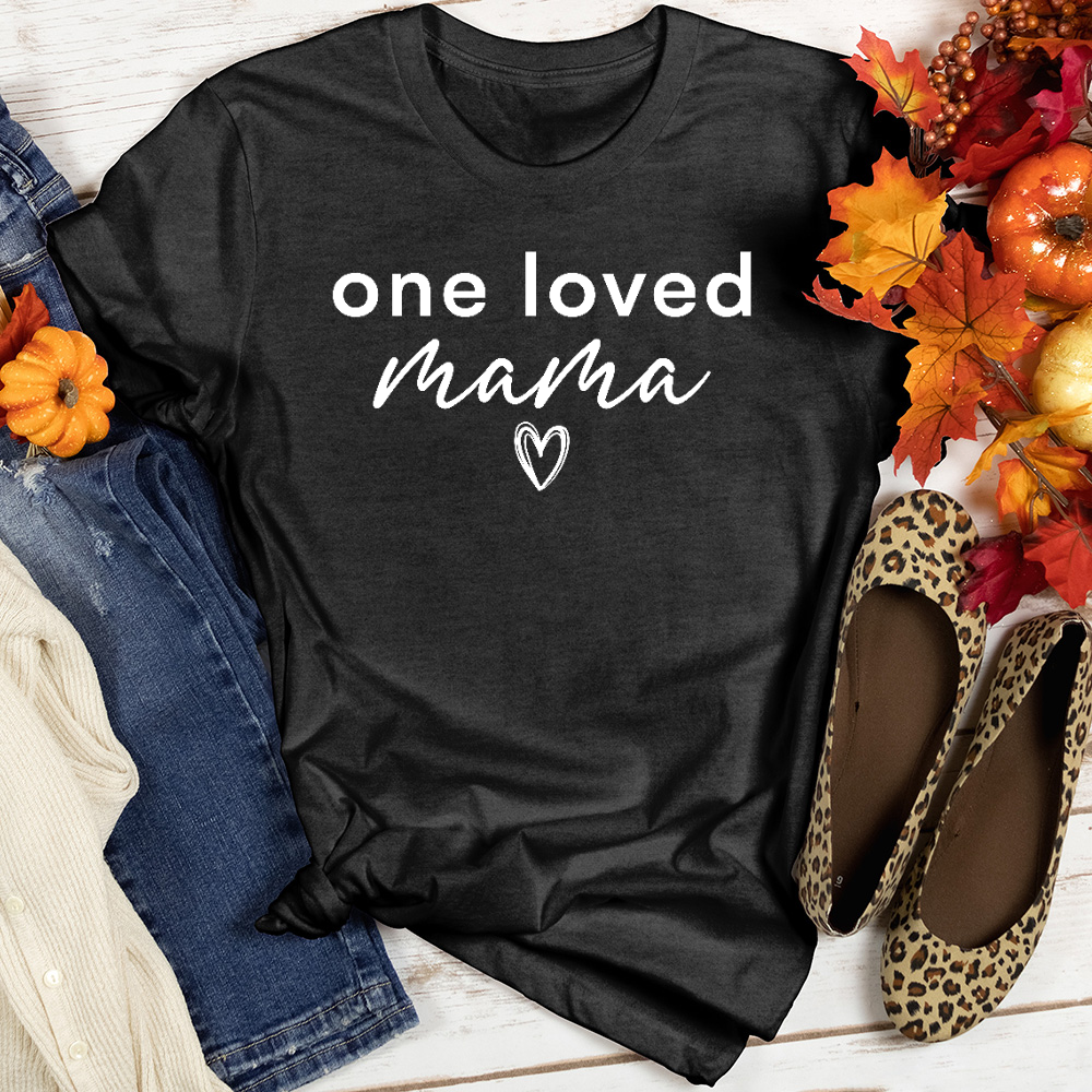 Loved Mommy and Me Heathered Tee