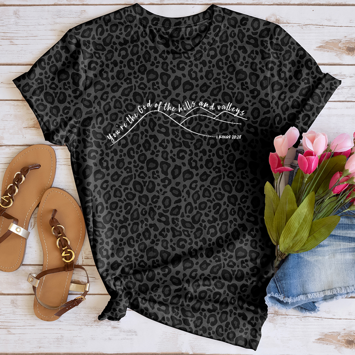 Hills and Valleys Leopard Tee