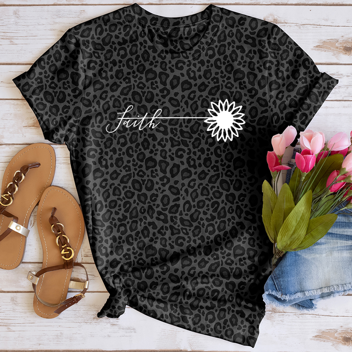 Faith Dandelion Leopard Tee