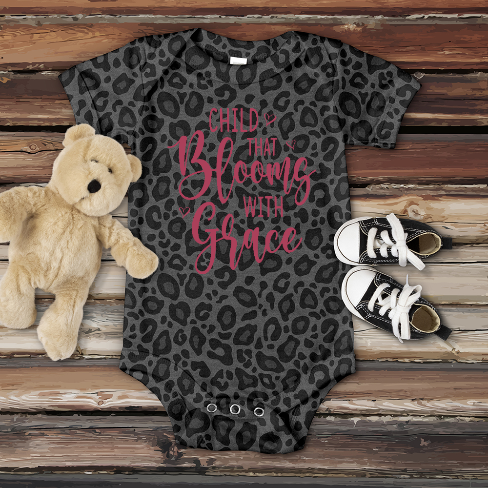 Child Bloom with Grace Baby Onesie