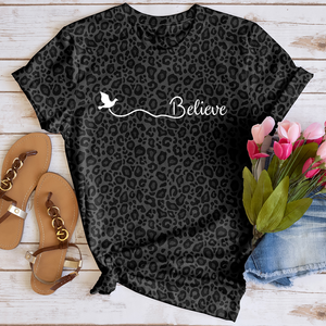 Believe and Fly Leopard Tee