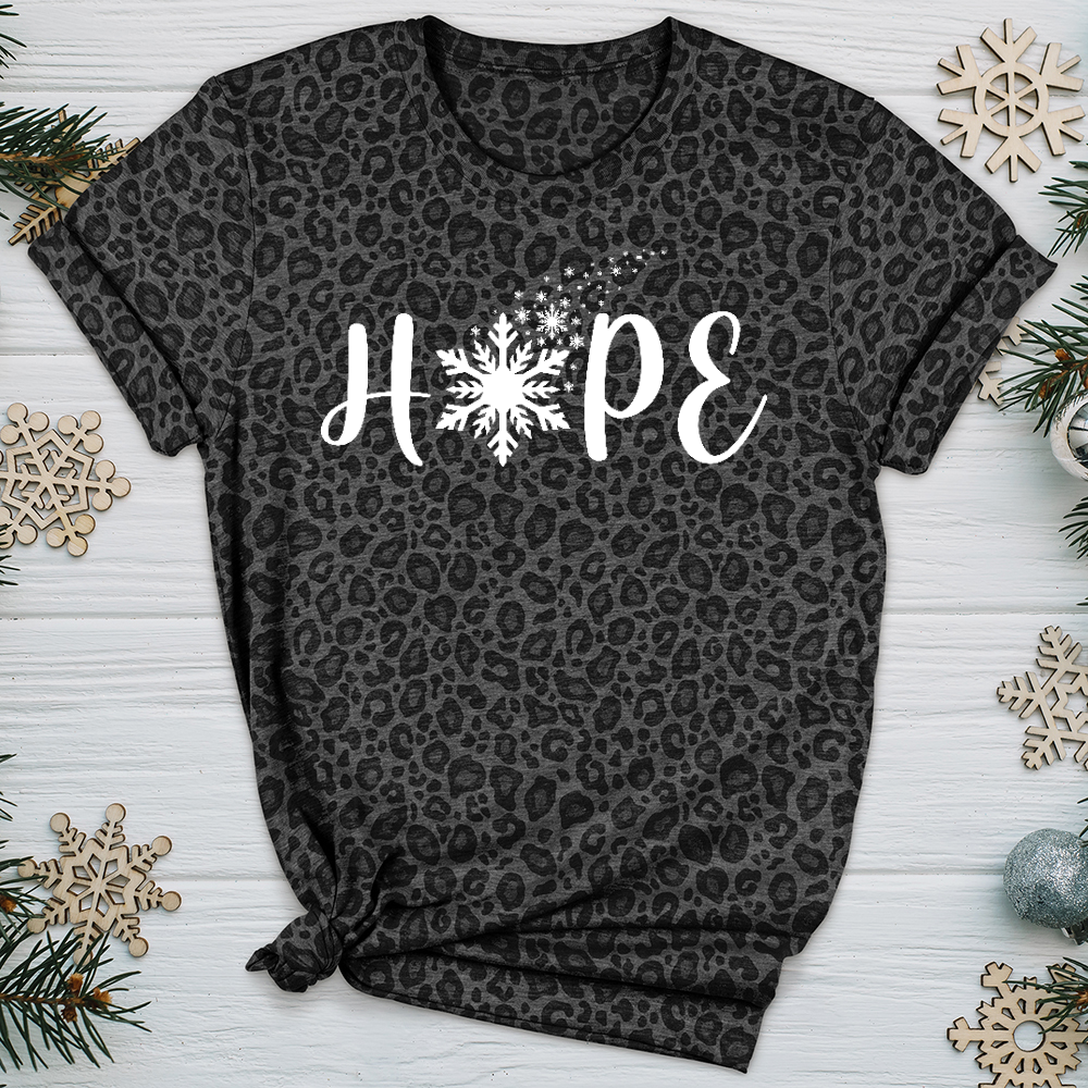 Hope Snowflake Leopard Tee