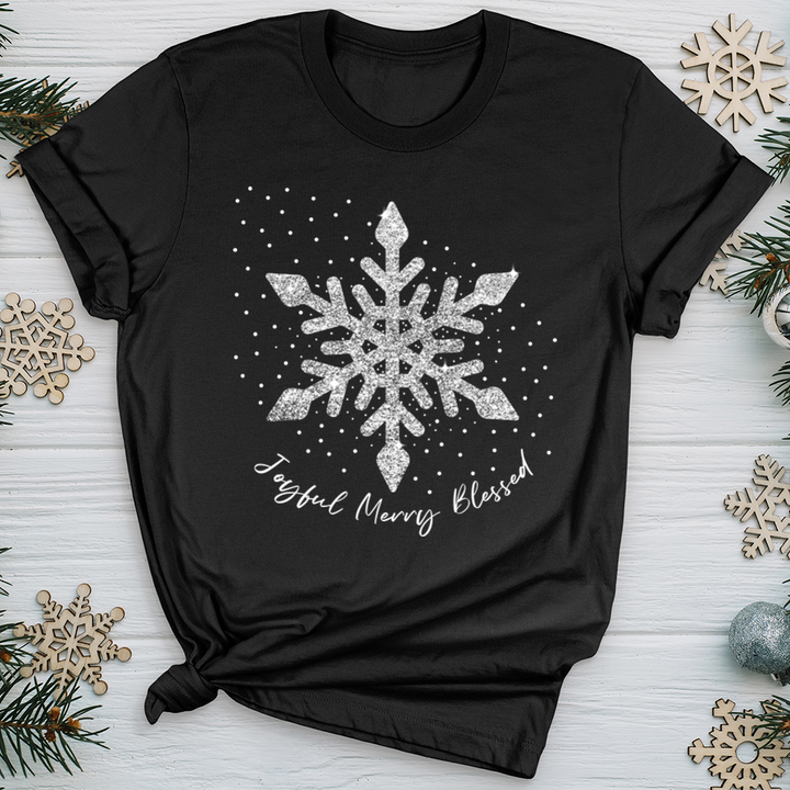 Snowflake Silver Giliters 03 Softstyle Tee