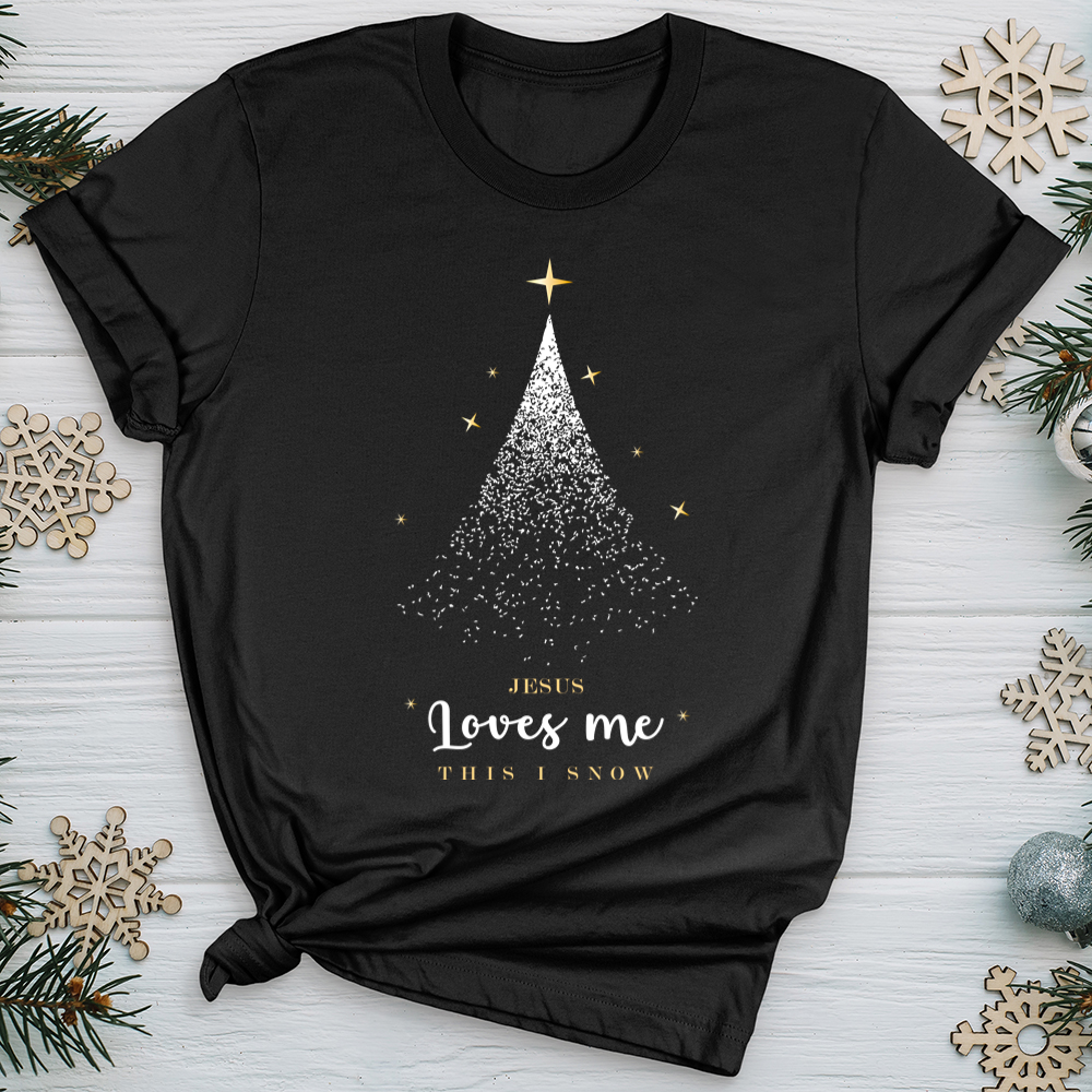 Jesus Loves Me Christmas Softstyle Tee