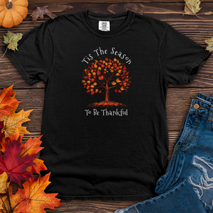 Vintage Landscape Fall Themes Tree Heavy Cotton Comfort Colors Tee