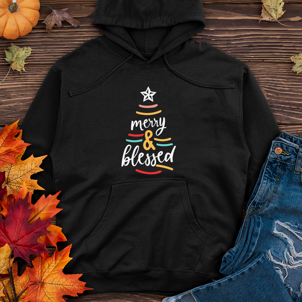 Merry and Blessed 2 Midweight Hooded Sweatshirt