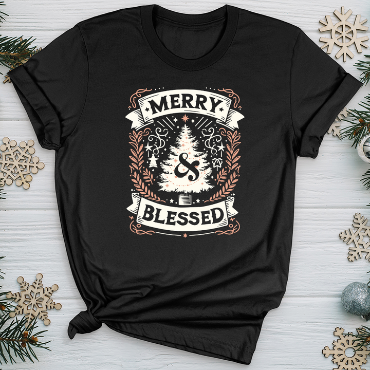 Merry & Blessed Softstyle Tee