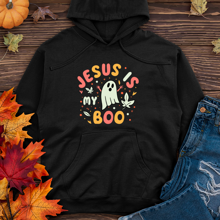 Jesus is boo Midweight Hooded Sweatshirt