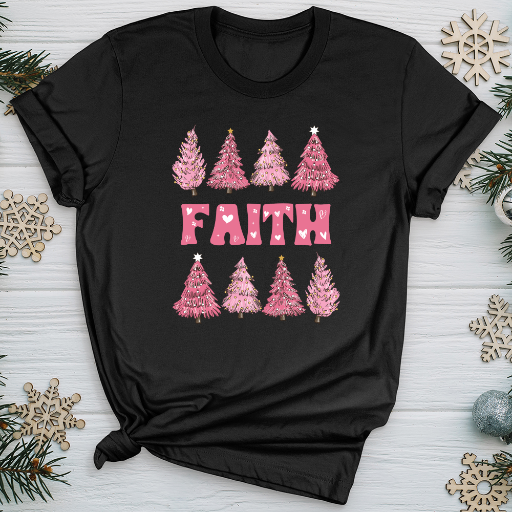 Pink Christmas Tree Softstyle Tee