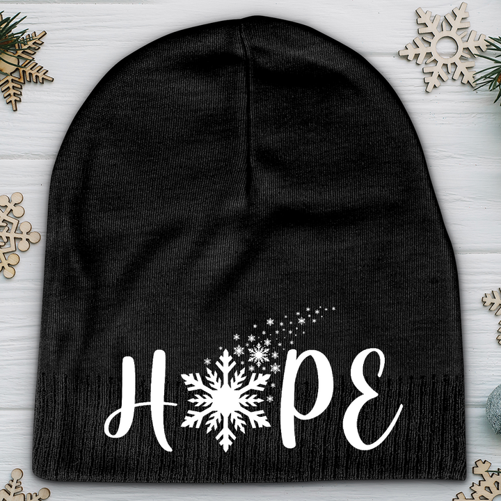 Hope Snowflake Cotton Beanie