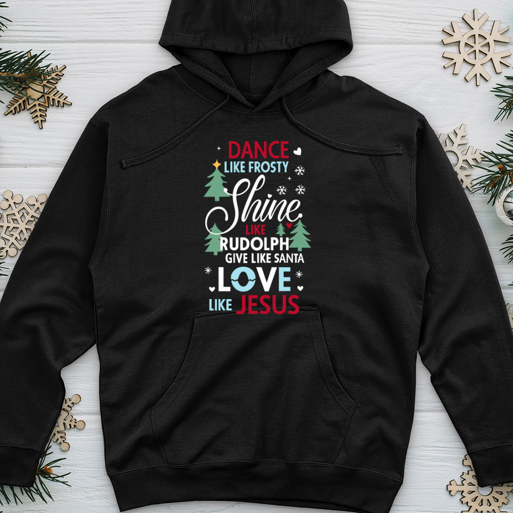 Love Like Jesus 01 Midweight Hooded Sweatshirt