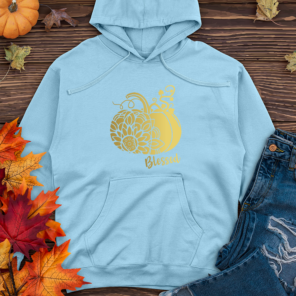 Blss Gol Sunflow Pumpkin Midweight Hoodie