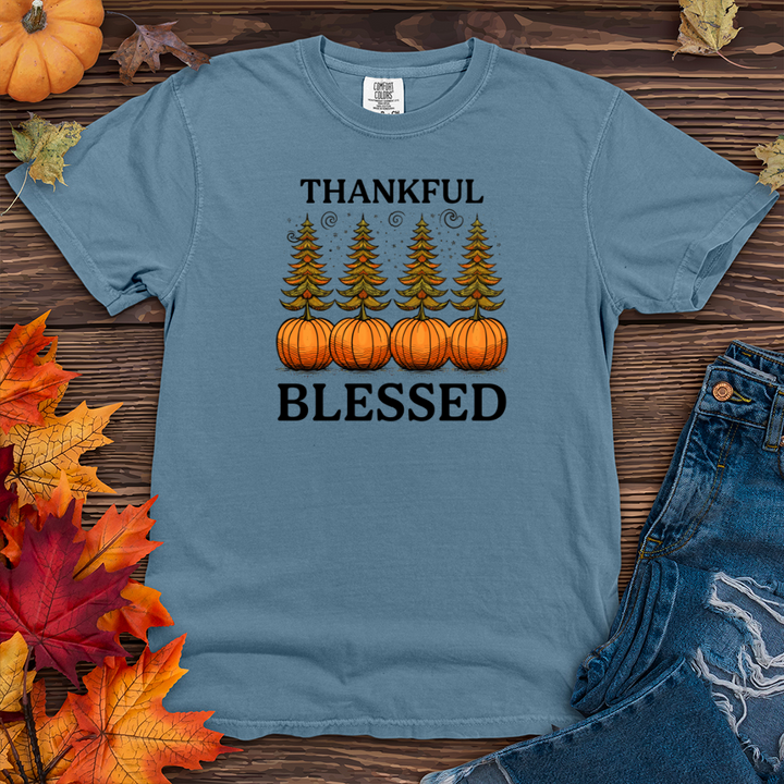 Autumn Pine Trees Heavy Cotton Comfort Colors Tee