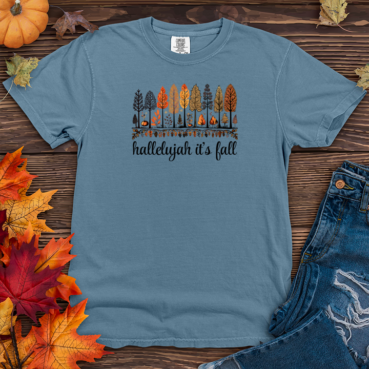 Enchanted Woodland Fall Icons Heavy Cotton Comfort Colors Tee