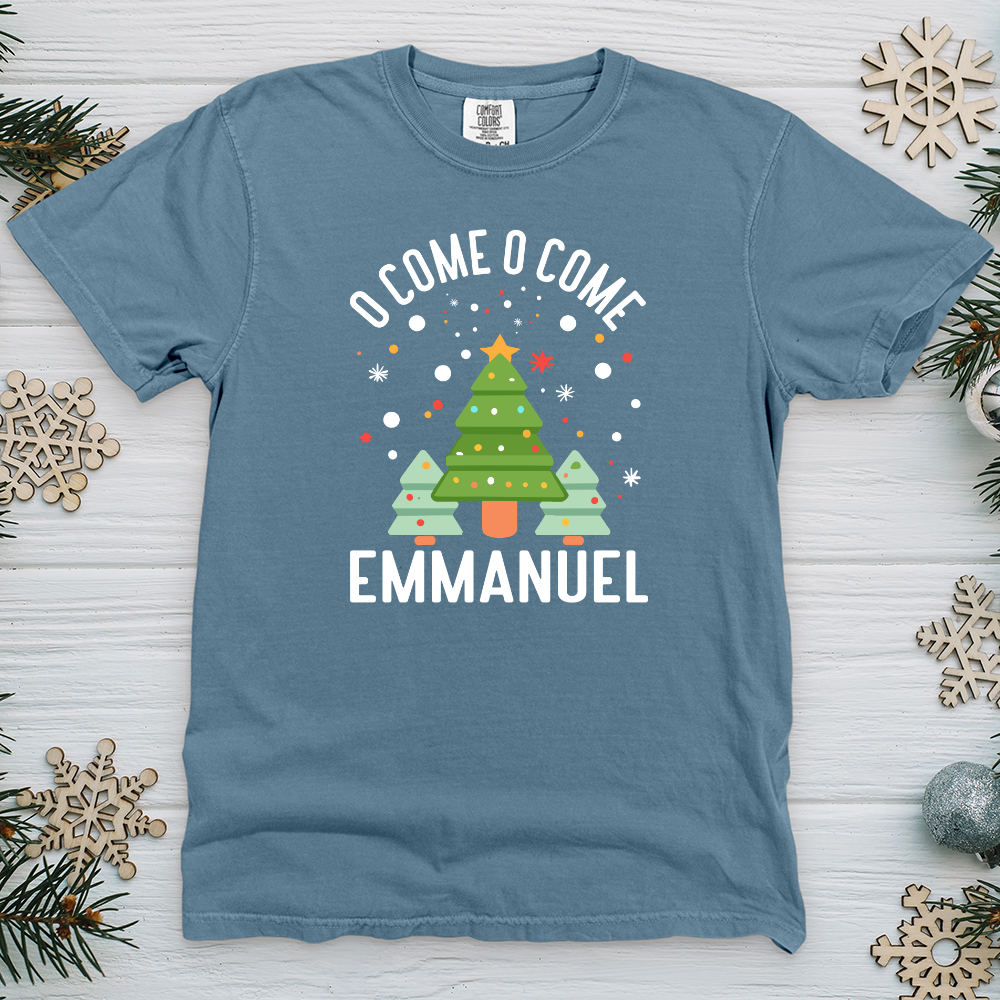 O Come o Come Emmanuel Heavy Cotton Comfort Colors Tee