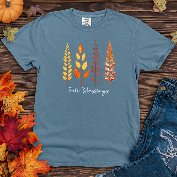 Retro Fall Foliage Icon Trio 01 Heavy Cotton Comfort Colors Tee