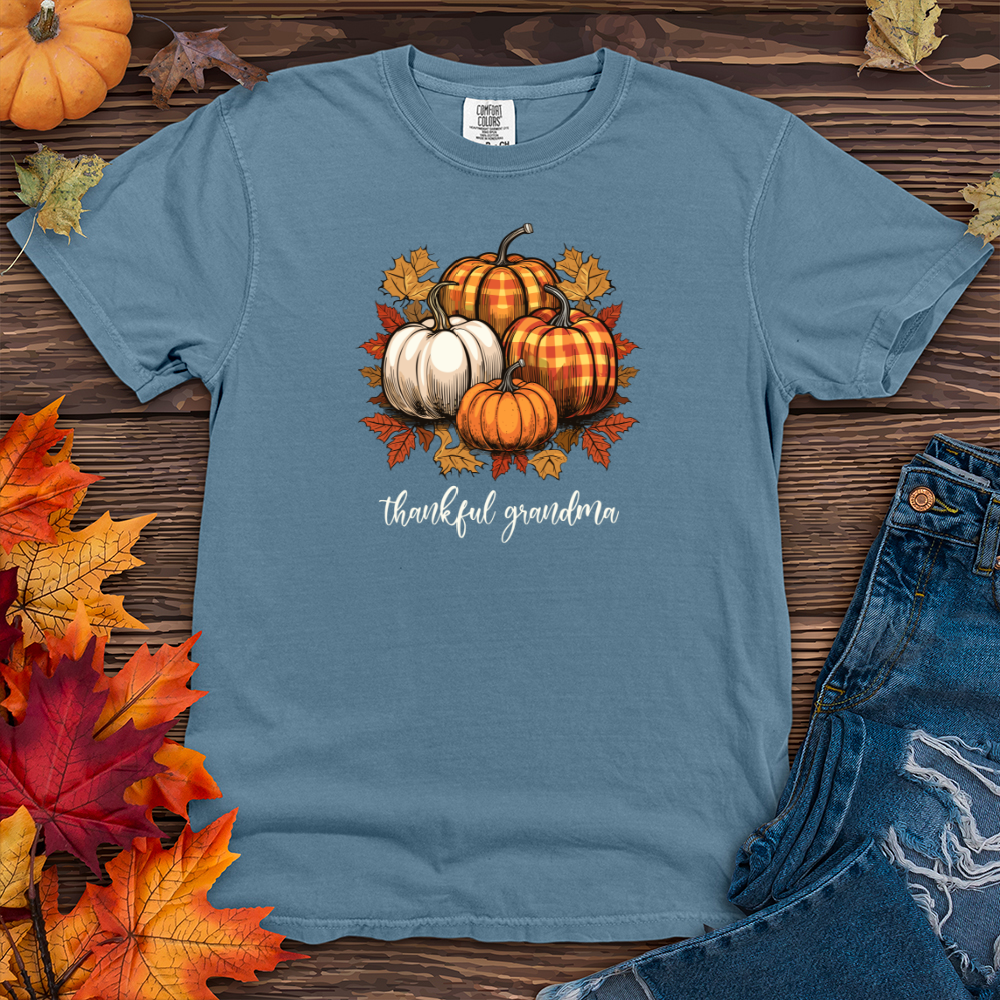 Thankful Grandma Heavy Cotton Comfort Colors Tee