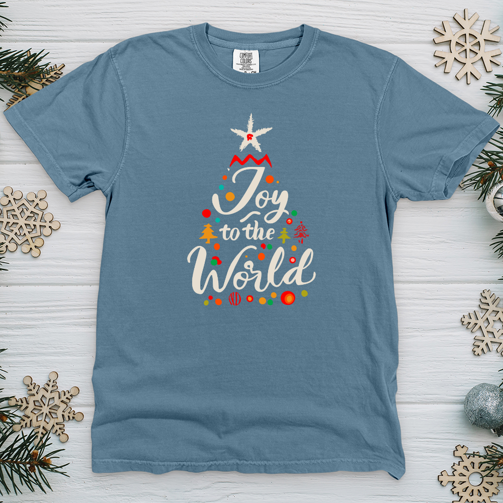 Joy to the world 01 Heavy Cotton Comfort Colors Tee