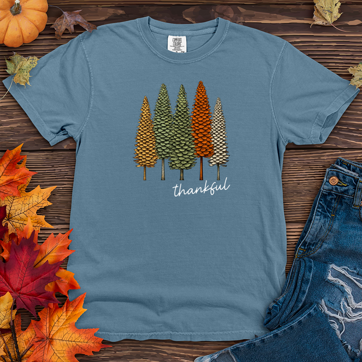 Retro Classic Trio Pine Trees Heavy Cotton Comfort Colors Tee