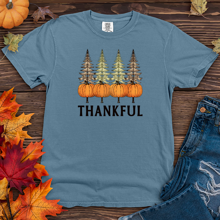 Retro Harvest Trio Pine Trees Heavy Cotton Comfort Colors Tee