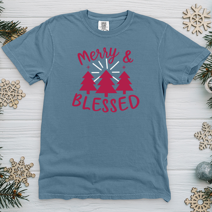 Merry & Blessed 02 Heavy Cotton Comfort Colors Tee