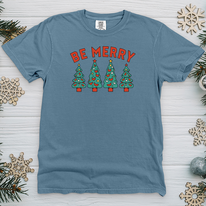 Be Merry Retro Heavy Cotton Comfort Colors Tee