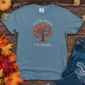 Vintage Landscape Fall Themes Tree Heavy Cotton Comfort Colors Tee