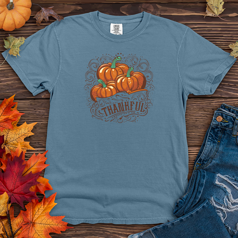 Autumn Affection Pumpkins Heavy Cotton Comfort Colors Tee