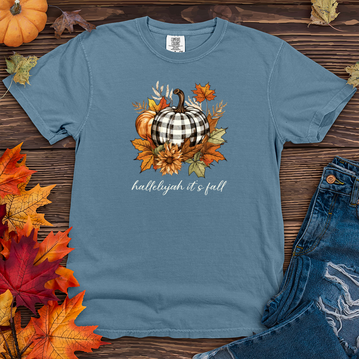 Hallelujah its fall Heavy Cotton Comfort Colors Tee