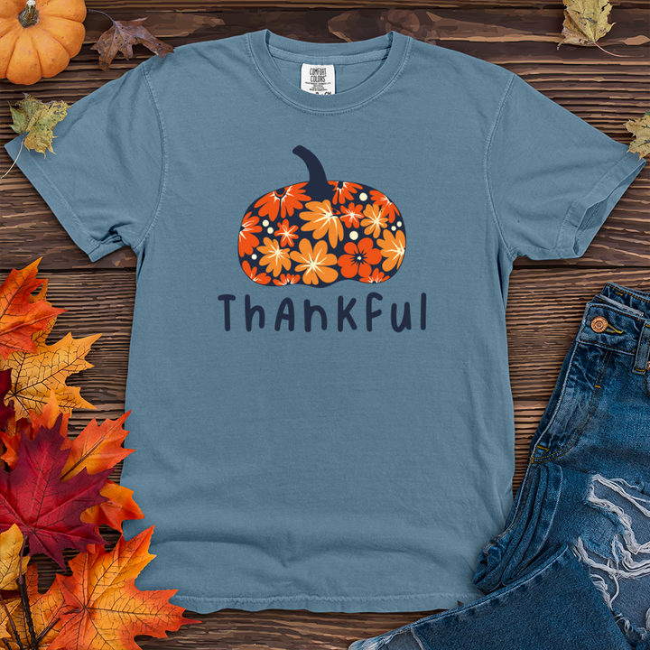 Thankful pumpkin 03 Heavy Cotton Comfort Colors Tee